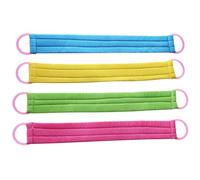 iplusmile Serviette Exfoliante Corps en Coton et Polyester, Lot de 4 Pièces, Gommage pour Peau et Poitrine, pour Usage Domestique en Intérieur Couleur Aléatoire