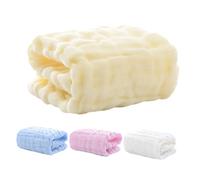 iplusmile Serviettes Carrées En Coton Pour Bébé Absorbantes, Lingettes Lavables Douces, Lot De 4 Pièces Couleurs Assorties, Six Couches, Accessoires De Bain Bébé, Pour Visage Et Salive