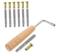 iplusmile Set Accessoires pour Lyre Harpe Jeu de Clés Plates pour Accordage Précis Fournitures pour Instruments à Cordes Finition Polie Outil Professionnel pour Loisirs Créatifs
