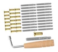 iplusmile Set Accessoires pour Lyre Harpe Kit Clé de Tension et Pinces Matériel pour Fixation Précise des Cordes Outil Pratique pour Accordage Professionnel des Lyres