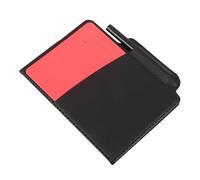 iplusmile Set Arbitre Football Complet avec Cartons Rouge et Jaune Épais Carnet de Notes et Crayon Équipement pour Gestion des Matchs Amateurs et Scolaires