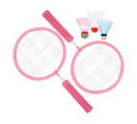 iplusmile Set de Badminton pour Garçon Fille avec Raquette et Surface Élargie pour Apprentissage Facile et Prise Confortable pour Sport Intérieur et Extérieur Jeu Familial et Développement