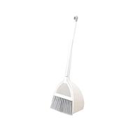 iplusmile Set de Balai et Pelle à Poussière pour Garçon Fille Balayette à Poils Souples Détachable Outil Éducatif Pratique pour Apprentissage Ménage Famille et Blanc