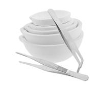 iplusmile Set de Creusets Quartz Résistant Haute Température pour Fusion Métaux Bols Fondus Portables et Durables pour Bijoux Conductivité Thermique Résistance Aux Chocs Thermiques
