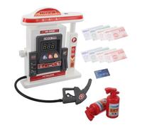 iplusmile Set de Jeu Station Service Garçon Fille avec Effets Lumineux et Sonores Pompe à Essence Simulation Réaliste Éducatif pour Apprentissage Social et Financier Modèle Interactif sans