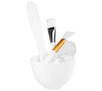 iplusmile Set de Kit Masque Visage Bol Mélangeur Silicone Brosse Spatule Cuillère pour DIY Soin Peau Visage Multifonction Facile à Nettoyer