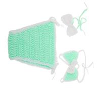 iplusmile Set de Maillot de Bain Garçon Fille Crochet Doux et Né Fille Ensemble Bikini et Tenue de Plage pour Séance Photo