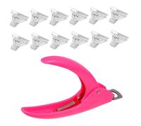 iplusmile Set de Outils Manucure Clips de Fixation Ongles et Coupe-ongles Ajustables pour Nail Art et Extensions Accessoires et DIY