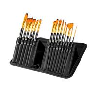 iplusmile Set de Pinceaux à Peinture Nylon avec Sac de Rangement Pinceaux Aquarelle et Gouache pour Dessin et Peinture Créative