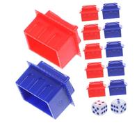 iplusmile Set Jeu de Société Forme de Maison Accessoires de Remplacement pour Jeu de Décorations Ludiques pour Parties et Différenciation des Joueurs