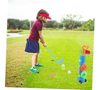 iplusmile Set Mini Golf Garçon Fille Portable et Sportif Extérieur pour Débutants Ensemble Clubs Plastique pour Jardin et Parc Jeu et Éducatif Garçons Filles