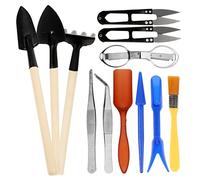 iplusmile Set Outils de Jardinage Compact et Durable Truelle et Transplantoir pour Plantation et Désherbage Kit pour Amateurs de Jardinage