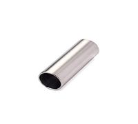 iplusmile Slide de Guitare Chromé 51Mm Accessoire pour Guitares Acoustiques et Électriques Tube de Doigt en Acier Inoxydable Blues Sustain