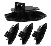 iplusmile Socle de Support de Terrasse Réglable en PP 30-60 MM Lot de 4 Plaques de Base Robustes pour Sol Support de Piédestal Remplaçable pour Rehaussement et Stabilisation de Plancher