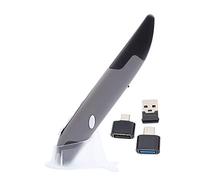 iplusmile Souris Stylet sans Fil Ergonomique Portable pour Ordinateur Portable Gris Design Fonction Écriture Manuscrite Bureau Télétravail