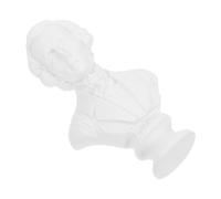iplusmile Statue de Buste en Résine Blanche de Chopin, Décoration de Bureau Solide et Facile à Nettoyer, Présent pour Amateurs de Musique et Collectionneurs