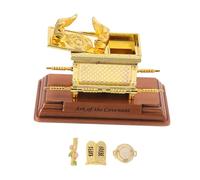 iplusmile Statue Réplique Arche Sainte Judaïque Décor Religieux Figurine Table Bureau Maison Faith-Based Ornements Sculptures