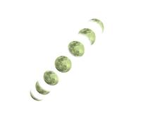 iplusmile Sticker Mural Lumineux Lune Phosphorescent Décoration Murale Chambre et Salon Autocollant Phosphorescent pour Plafond Mural Effet Glow In The Dark Kit Autocollants Muraux DIY