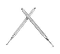 iplusmile Stylo d'Acupuncture Argenté Lot de 2 Bâtons de Massage Outil de Détente pour Points d'Acupuncture et Portable pour Accessoire de Bien-Adultes et Garçon et Filles