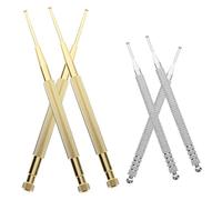 iplusmile Stylo de Massage Auriculaire en Acier Inoxydable 6 Pièces - Ensemble D’Outils de Réflexologie Auriculaire et Faciale - Stimulation par Pression des Oreilles - pour Acupuncture et