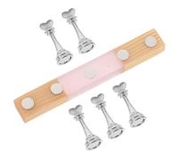 iplusmile Support à Ongles Pour Vernis 5 Pièces Taille Moyenne En Bois Multicolore Porte-ongles à Pression Pour Pratique Et Entraînement Nail Art Usage Professionnel Et Personnel