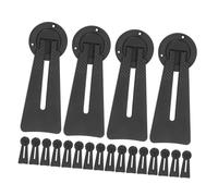 iplusmile Support Arrière pour Cadre Photo Petit Format Noir Chevalet de Table Réglable en Plastique Robuste Lot de 20 Pièces - Présentoir Polyvalent pour Photos Œuvres D’Art et