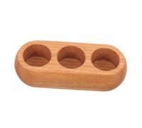 iplusmile Support Bois Massif pour Flacons Huiles Essentielles Compartiments Rangement Compact pour Cosmétiques Bouteilles Parfum Bureau et Maison