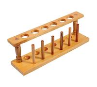 iplusmile Support Bois Pour Éprouvettes Organisateur De Tubes De Laboratoire Avec Compartiments Rack Pratique Et Léger Pour Stockage Des Tubes