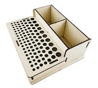 iplusmile Support Bois pour Outils de Travail du Cuir avec Multi- Rack de Rangement Pratique et Polyvalent pour Atelier DIY Organisateur Mural pour Matériel de Couture et Accessoires