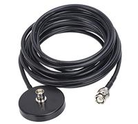 iplusmile Support d'Antenne Magnétique Base de Montage Antenne Mobile pour Autoradio Camion Alliage d'Aluminium Abs Caoutchouc Installation Facile Compatible Radio