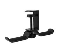 iplusmile Support de Casque Double Rotatif avec Crochets pour Bureau Hanger Pratique pour Écouteurs et Accessoires Rotation Coussin pour Protection