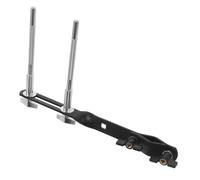 iplusmile Support de Cloche pour Batterie avec Pince Multifonctionnelle Extension à Double Tige en Métal Support Réglable pour Accessoires de Percussion pour Batteurs et Configurations