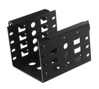 iplusmile Support de Disque Dur 2,5 et 3,5 Pouces en Acier Noir, Rack de Montage Interne pour Boîtiers Pc, Accessoire Informatique pour Optimisation de L'Espace de Stockage
