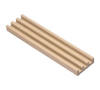 iplusmile Support de Domino en Bois Multifonction pour Bureau Base Antidérapante en Bois Naturel Accessoires de Jeu de Dominos