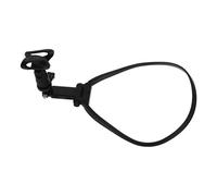 iplusmile Support de Micro Autour du Cou Réglable en Plastique et Métal, Portable pour Chant Professionnel et Performances en Extérieur, Libérez Vos Mains Facilement