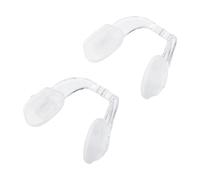 iplusmile Support de Nez en Silicone de Selle U pour Lunettes, Confortable et Léger, Anti-dérapant, Réglable, Lot de 2 Paires pour Étude et Réunions