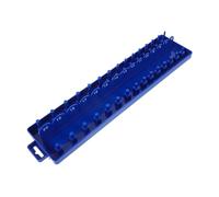 iplusmile Support de Rangement pour Douilles PP Résistant Organiseur de Prises pour Boîte à Outils Compacte pour Atelier