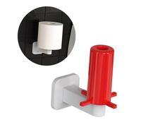iplusmile Support de Rouleau Debout Plastique Antidérapant sans Perçage Porte Serviettes de Cuisine et Salle de Bain Déchirement Facile Blanc et Rouge