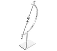 iplusmile Support De Sphère En Métal Réglable Présentoir à Boules De Cristal En Cuivre Support Décoratif Pour Exposition D'ornements Argenté Petit Modèle