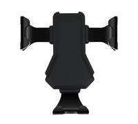 iplusmile Support de Téléphone Noir Abs à Grille D’aération, pour Voiture | Pince Compacte et Flexible, Appels sans Utilisation des Mains, pour Téléphone Portable et Gps en Conduite