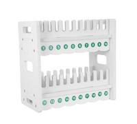 iplusmile Support de Téléphone Portable à Deux Étages en Plastique avec 20 Compartiments Numérotés et Compatibilité pour Organisation en Commerce et Éducation