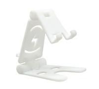 iplusmile Support Double Téléphone et Tablette Plastique Blanc pour Bureau Stable Emplacements et Portable pour Maison et Bureau