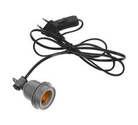 iplusmile Support Lampe Chauffante pour Reptiles Céramique avec Interrupteur Intégré et Câble Compatible Lampes Chauffantes et Céramiques Installation Suspendue Facile