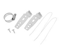 iplusmile Support lave-vaisselle argenterie porte-ustensiles de cuisine onglets lave-vaisselle support de montage pour lave-vaisselle kit de connecteur pour lave-vaisselle Métal Silver