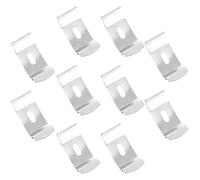 iplusmile Support Métallique pour Stores à Lamelles 10pcs Blanc, Fixation Verticale Facile à Installer et Remplacer, pour Salon Cuisine Minimaliste