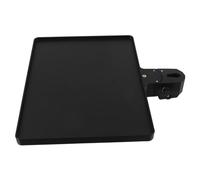 iplusmile Support Microphone avec Plateau Amovible Plateau de Rangement pour Accessoires Support Téléphone et Caméra Clip pour Trépied Streaming Visioconférence et Photographie Extérieure