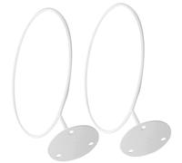 iplusmile Support Mural en Fer Blanc pour Rangement et Affichage de Ballons de Basket et Football, Porte-Ballon Décoratif pour Intérieur, Présentoir Pratique et Solide pour Sport à