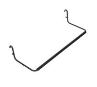 iplusmile Support Mural Métal pour Essuie-tout sur Planche Perforée Crochet Robuste pour Organisation Buanderie Porte-serviettes Papier Pratique Compatible avec Planches Standards Noir