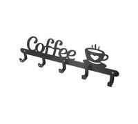 iplusmile Support Mural Métal pour Tasses avec Crochets Robustes Organisateur Décoratif de Rangement pour Mugs Facile à Installer pour Cuisine et Bar