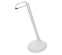 iplusmile Support Poupée Blanc Socle Stable pour Exposer Figurines et Poupées Organiseur Vertical pour Étagère et Table Maintien Solide et Design Simple